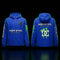 Jacket Déperlante Monster Blue Racing – Style Motocross Premium