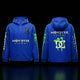 Jacket Déperlante Monster Blue Racing – Style Motocross Premium