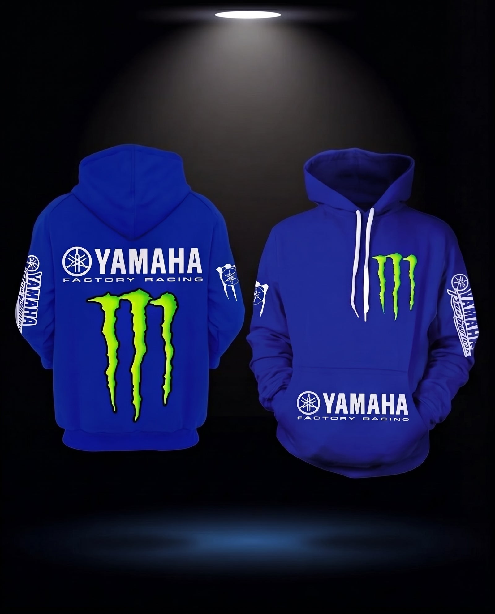 Pull Yamaha Monster — Bleu Officiel