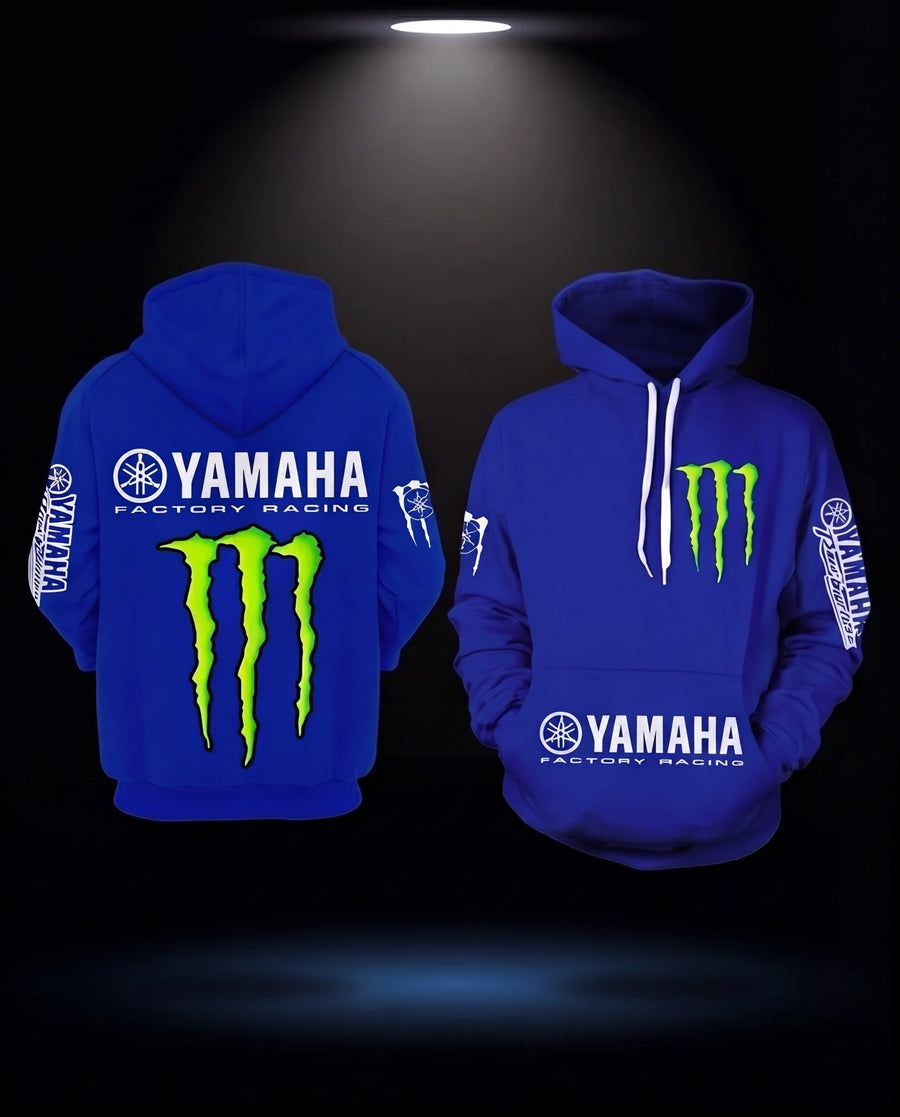 Pull Yamaha Monster — Bleu Officiel