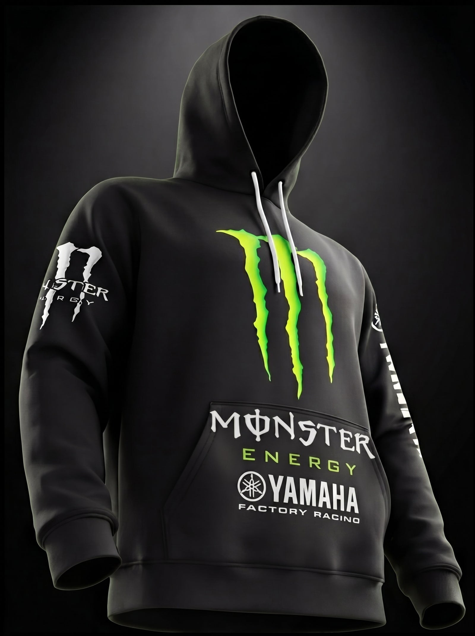 Pull Yamaha Monster — Noir Classique