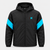 Veste Hurley Noir Cyan - Face