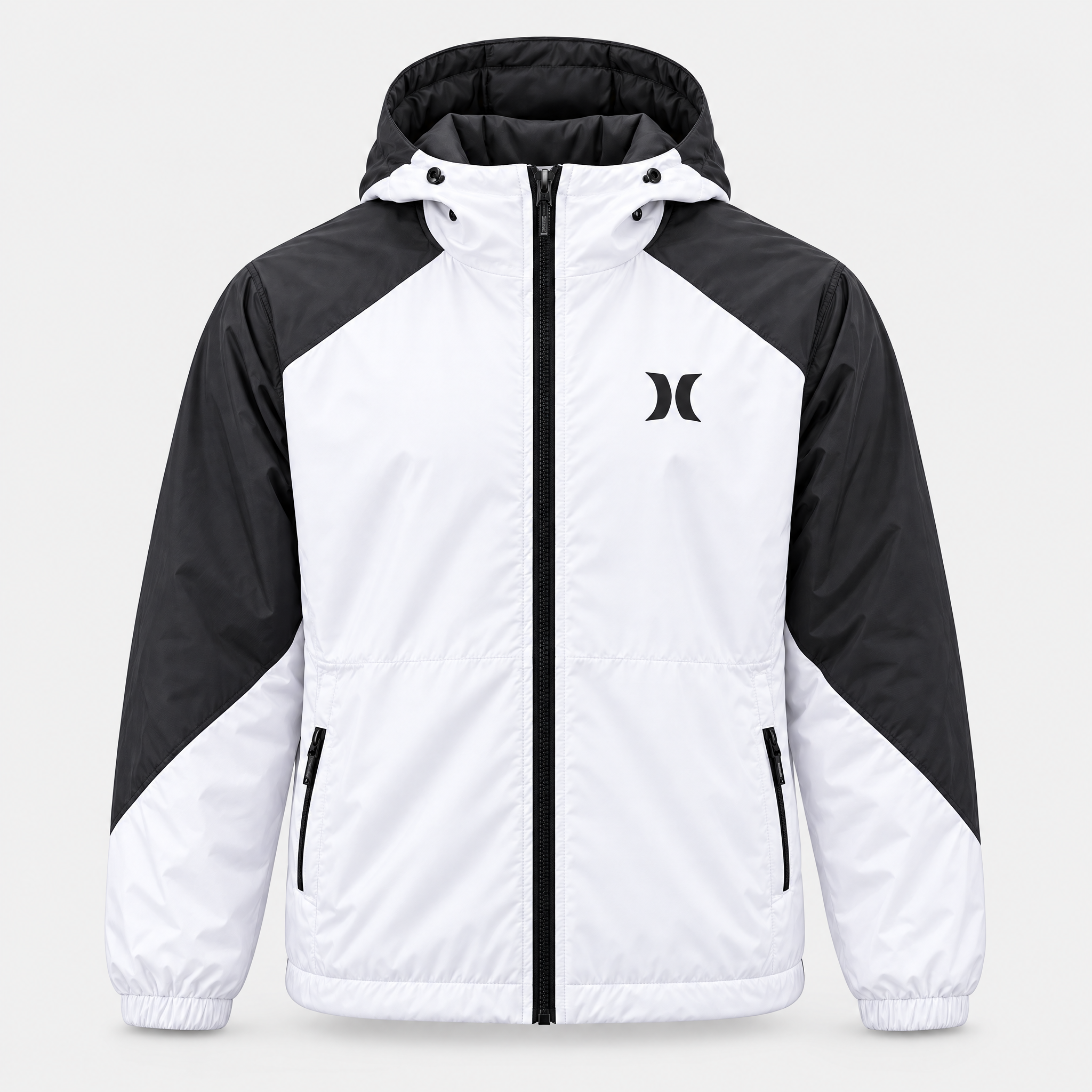 Veste Hurley Blanc Noir - Face