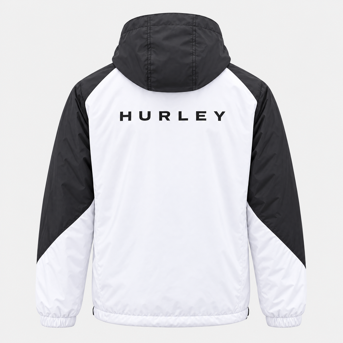Veste Hurley Blanc Noir - Dos avec logo HURLEY