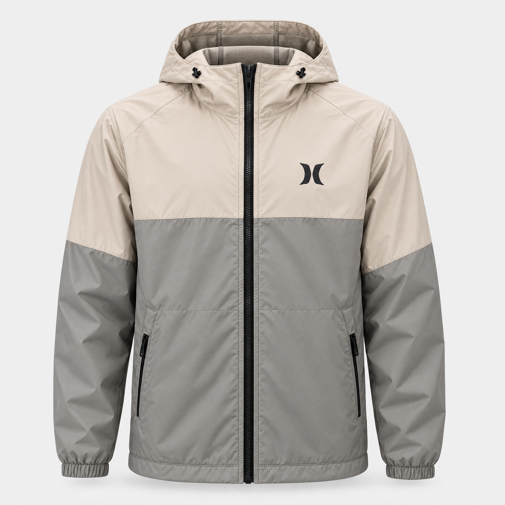 Veste Hurley Beige Gris - Face