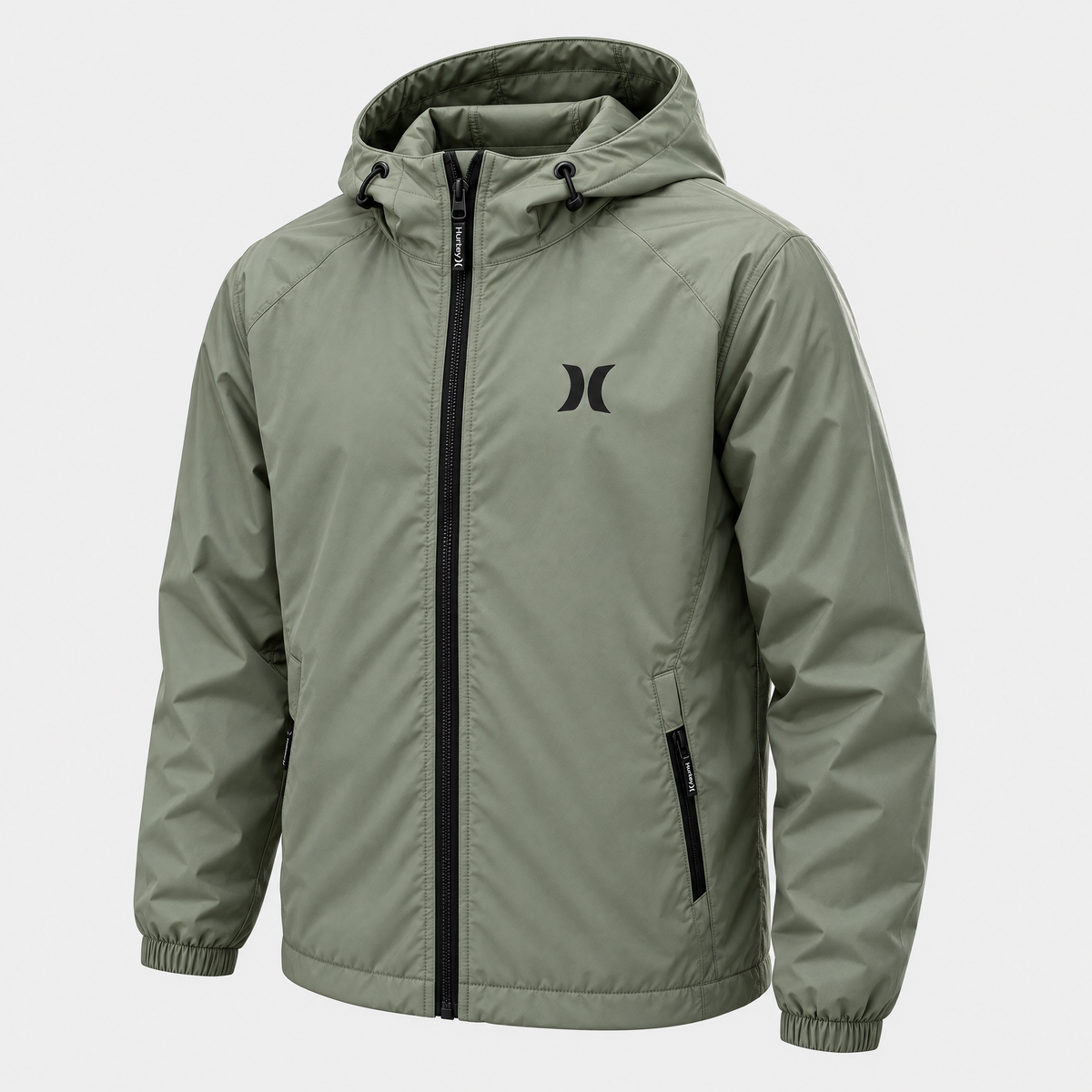 Veste Hurley Kaki - Vue 3/4