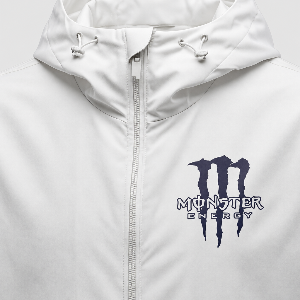 Veste Yamaha Racing White - Capuche et col