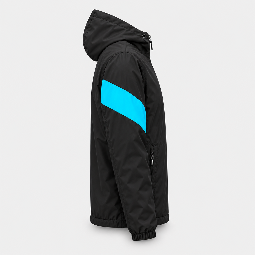 Veste Hurley Noir Cyan - Profil