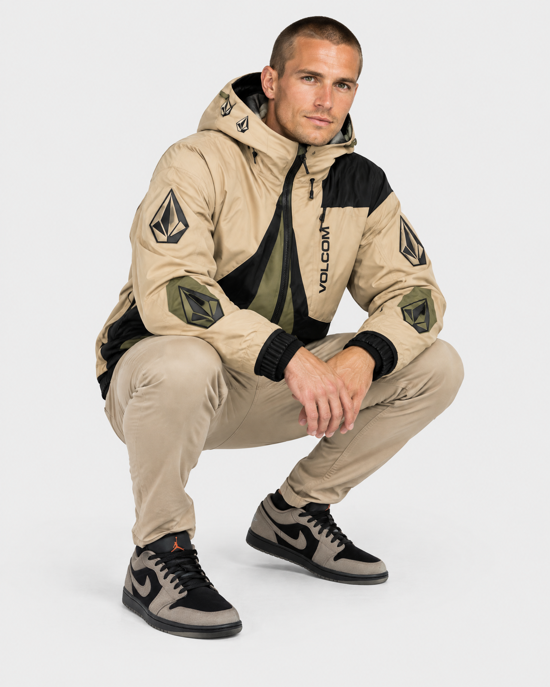 Veste Volcom Terra Shift - Portée accroupi