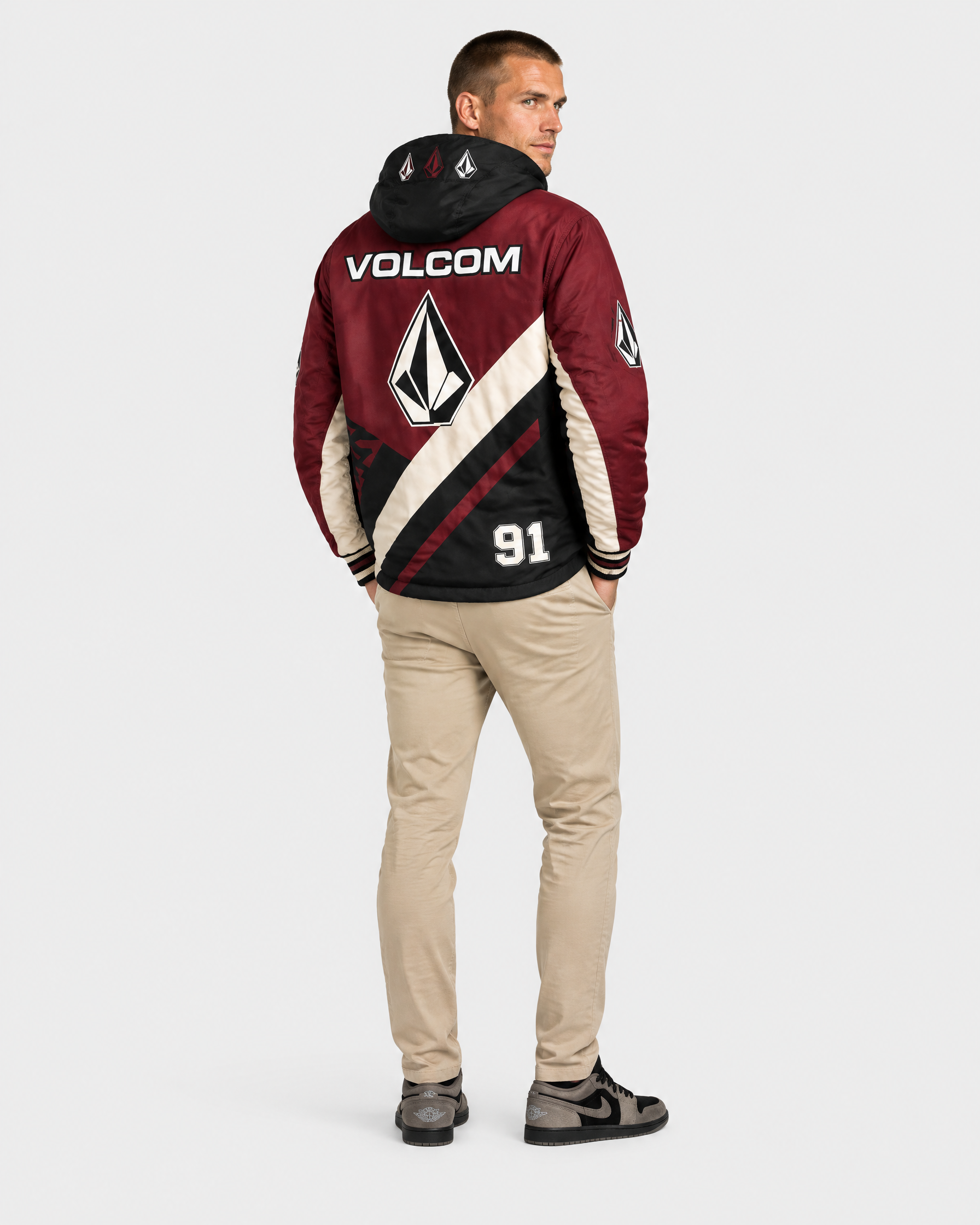Veste Volcom Varsity Stone - Portée de dos