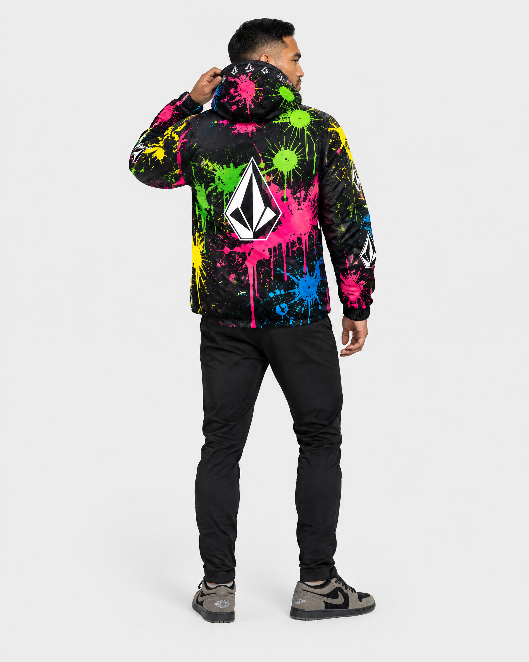 Veste Volcom Neon Meltdown - Portée de dos