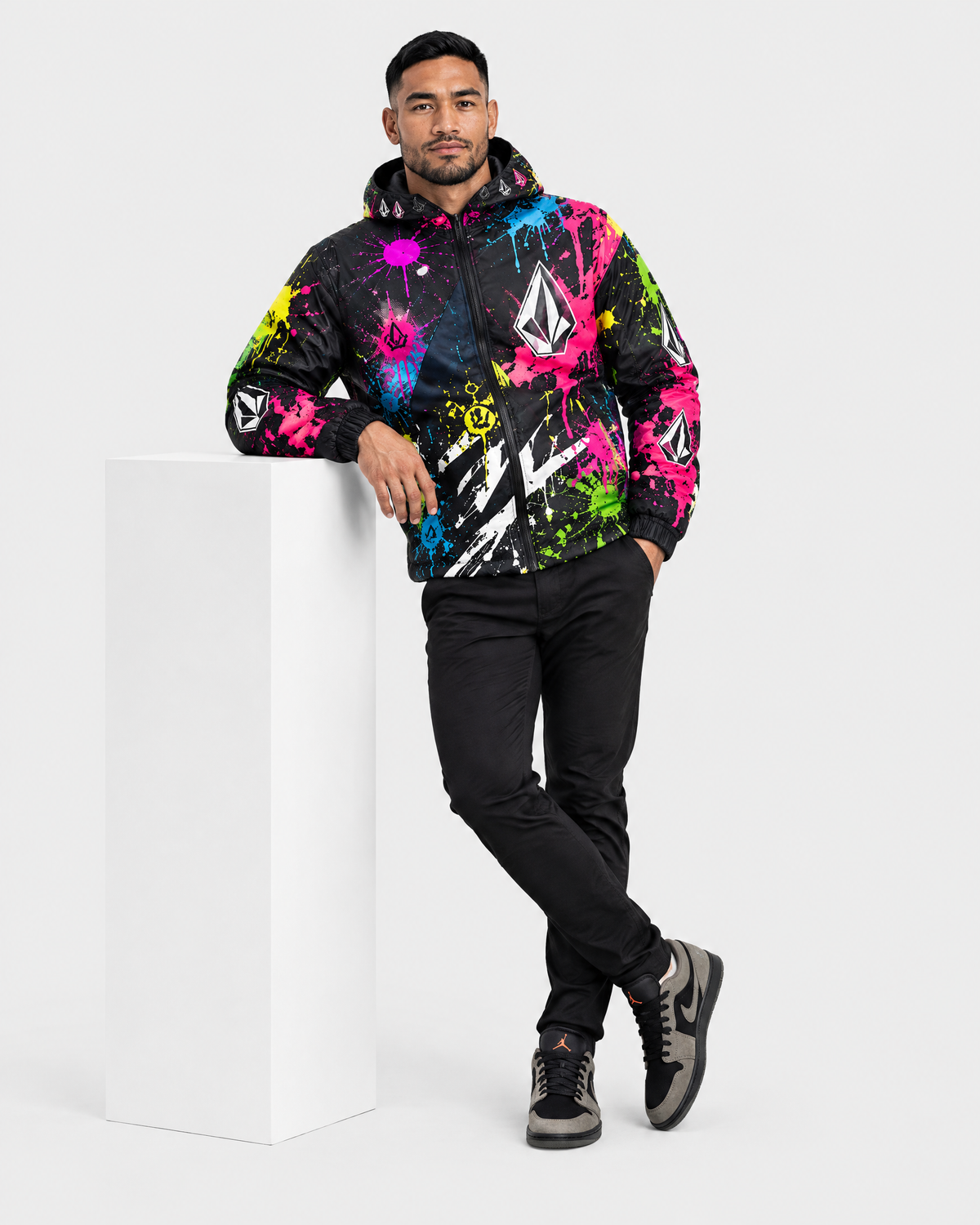 Veste Volcom Neon Meltdown - Portée appuyé