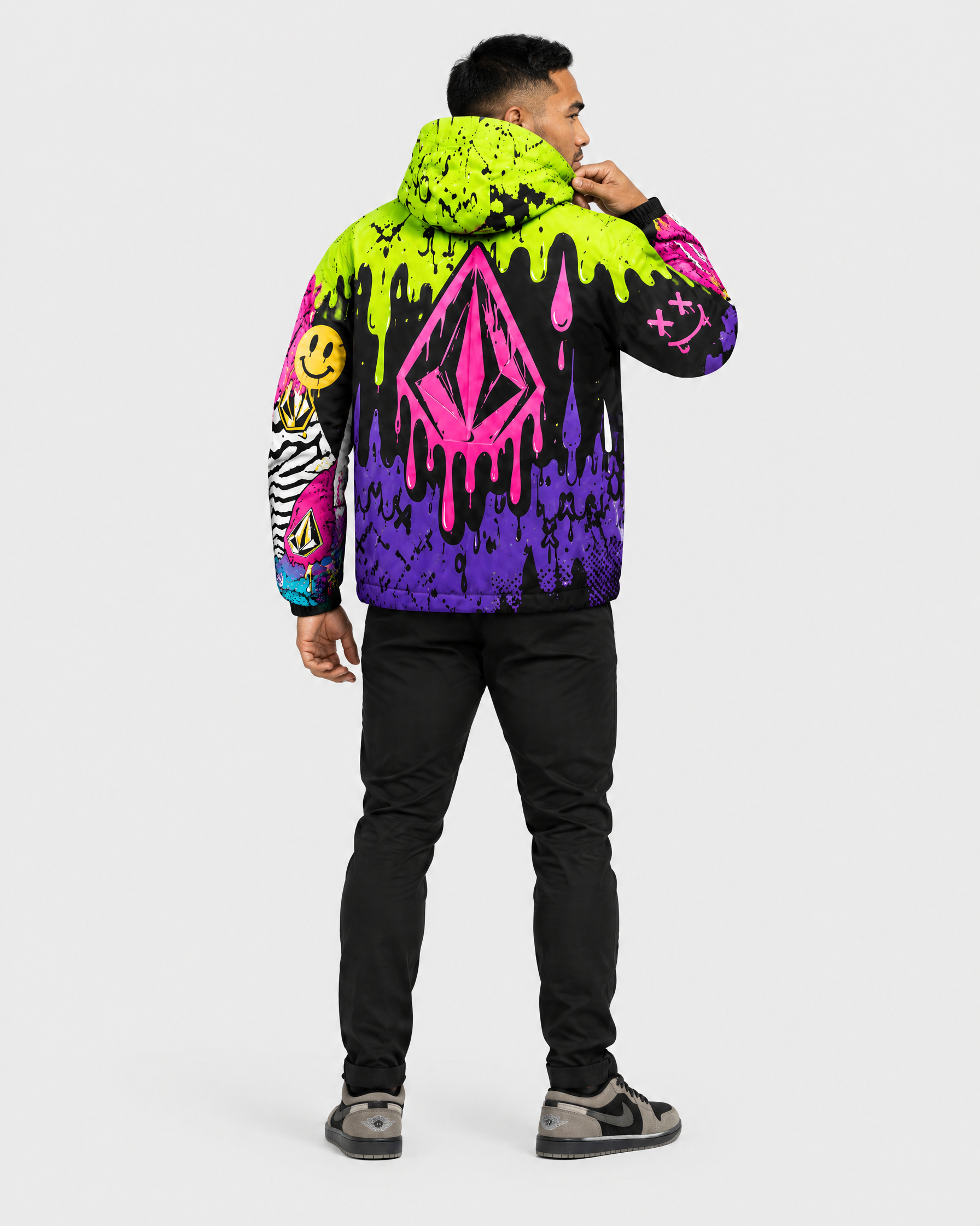 Veste Volcom Toxic Drip - Portée de dos