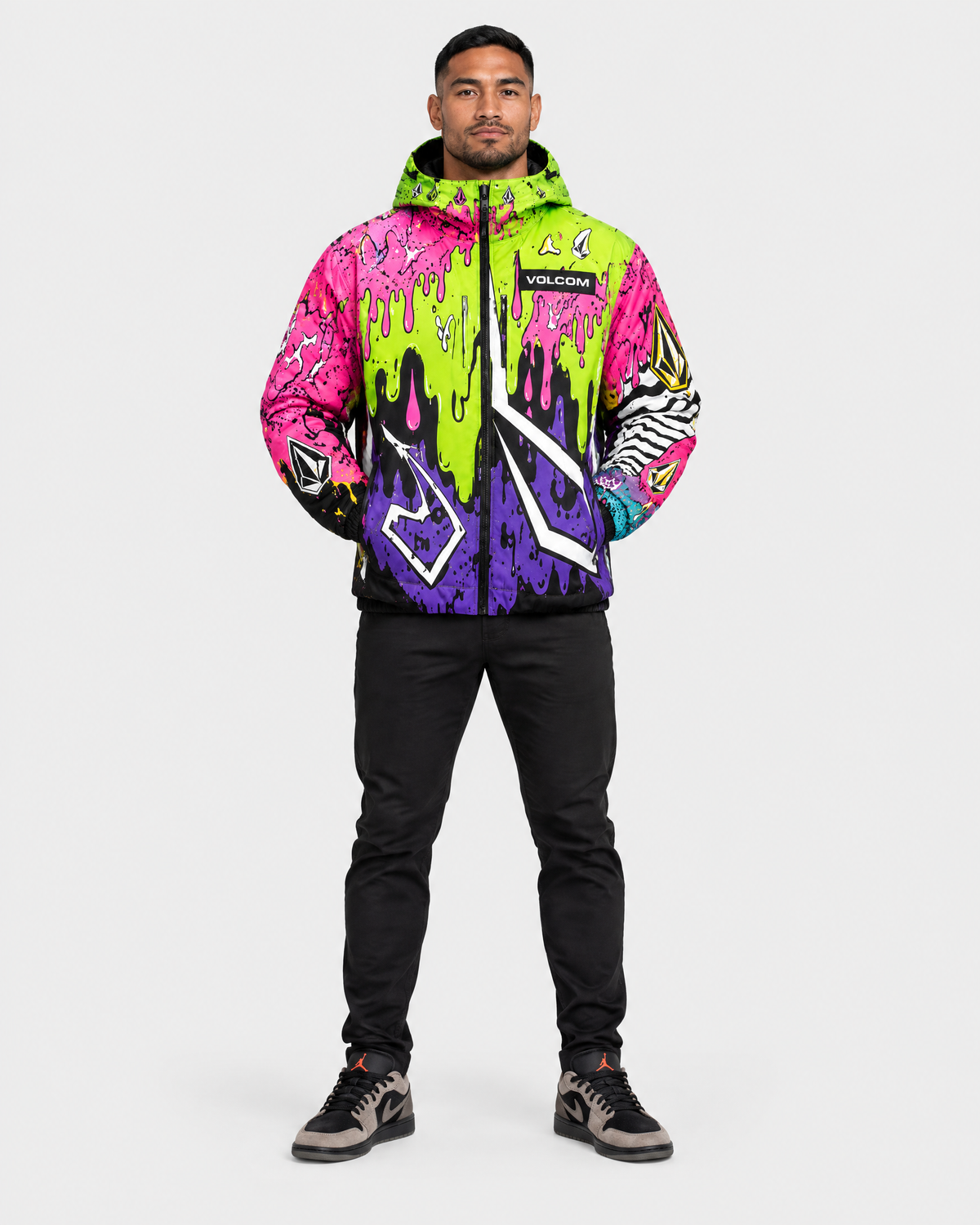 Veste Volcom Toxic Drip - Portée de face