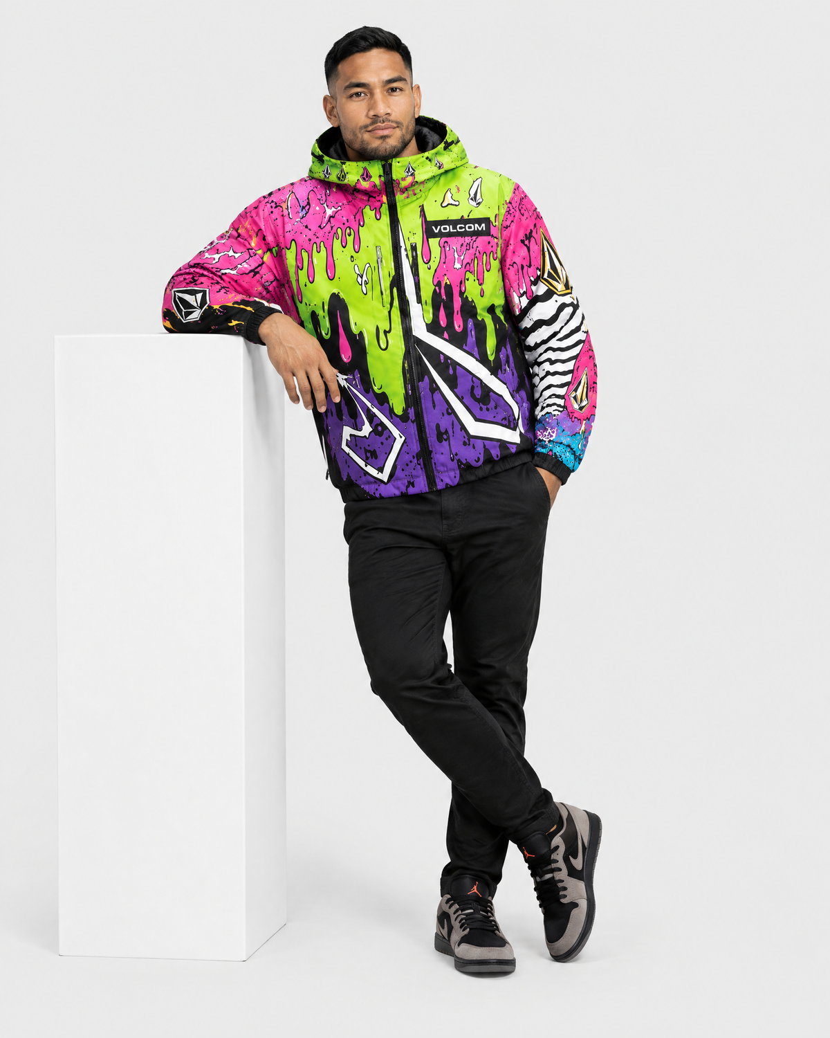 Veste Volcom Toxic Drip - Portée appuyé