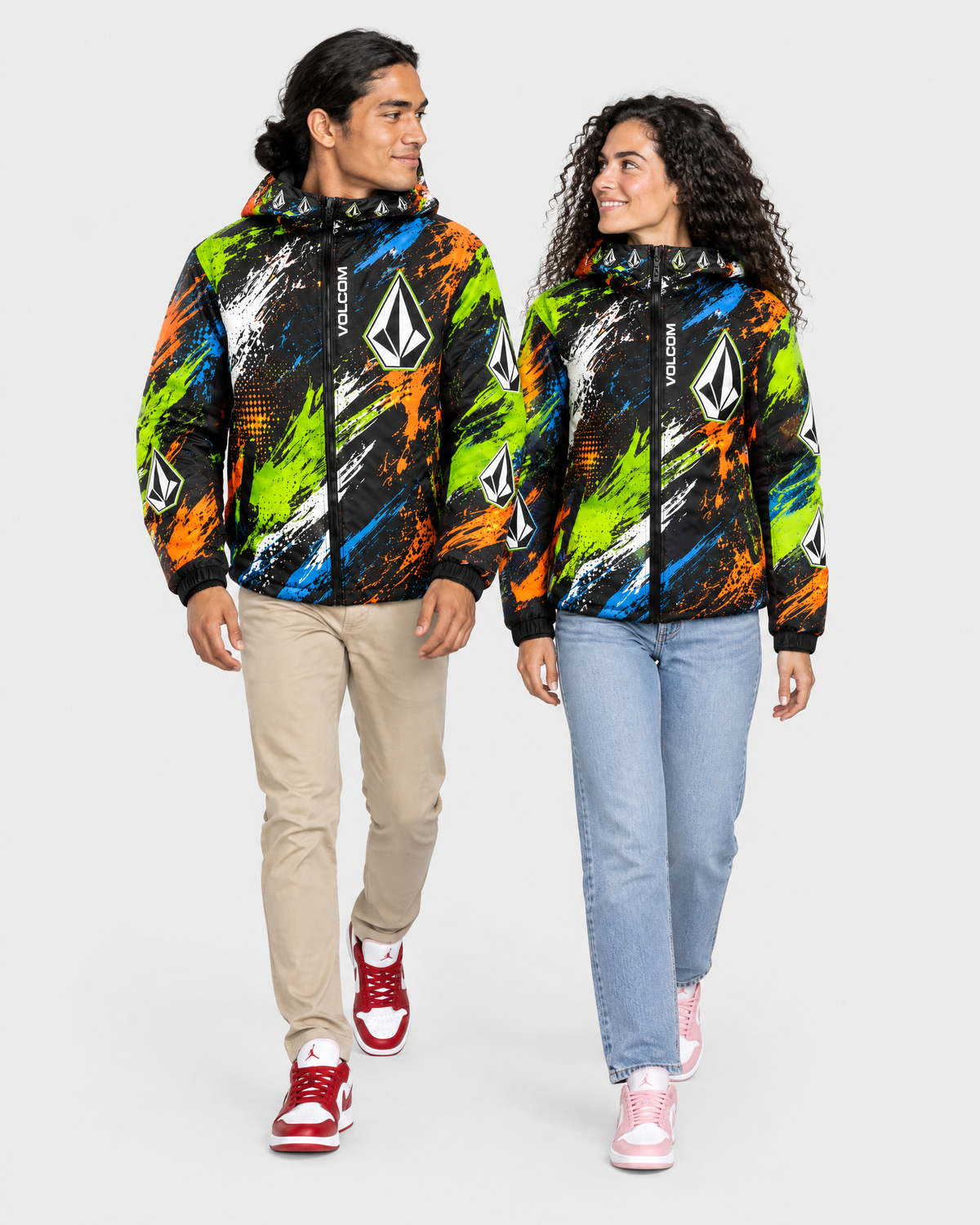Veste Volcom Electric Rush - Portée par Raiarii et Inès, unisexe