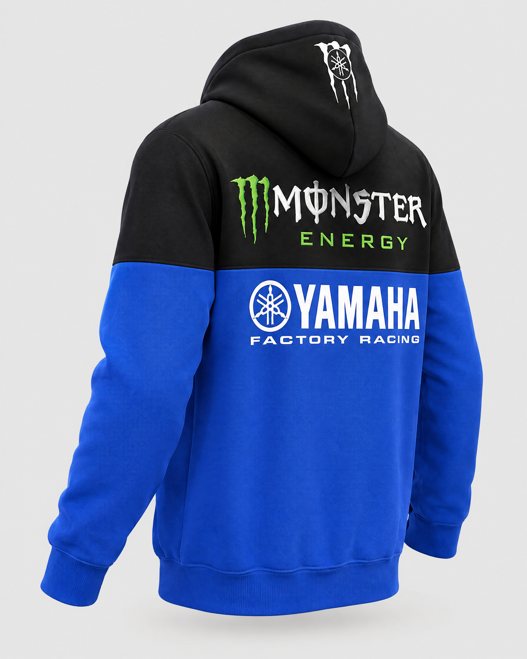 Pull Yamaha Monster Factory Bleu - Dos trois-quarts
