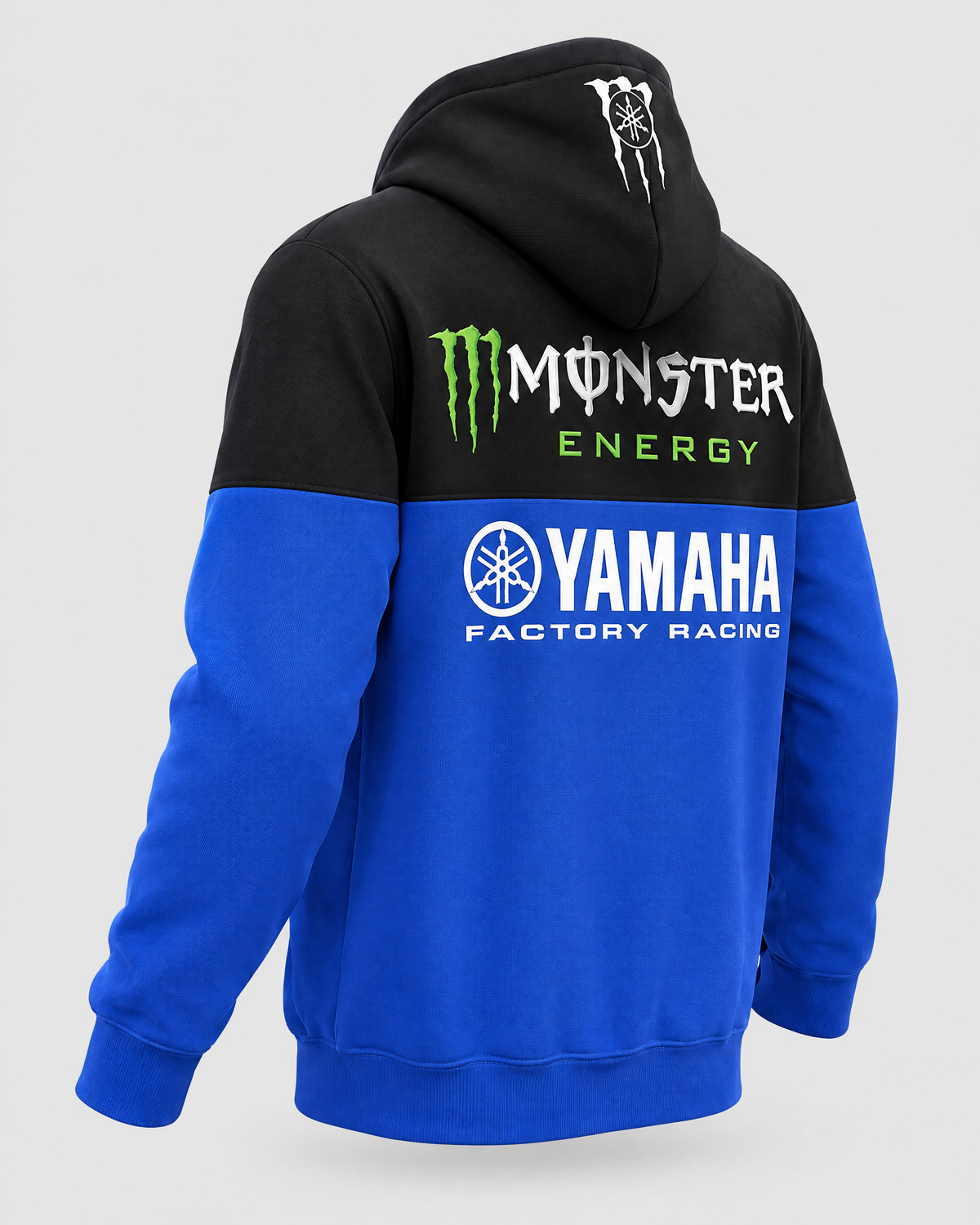 Pull Yamaha Monster Factory Bleu - Dos trois-quarts