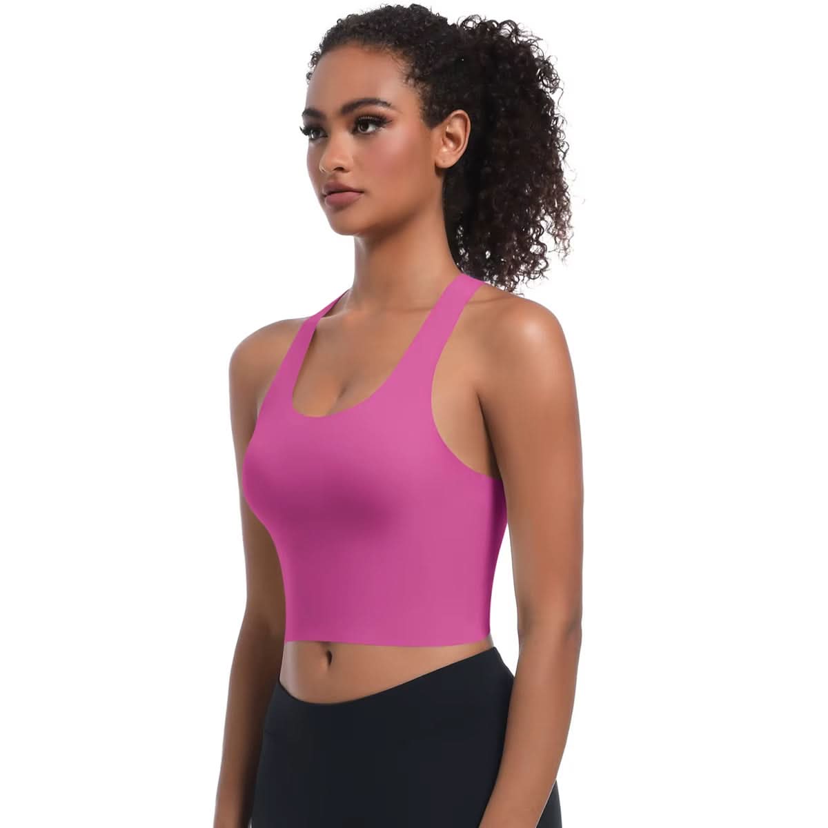 Hot Selling Sports Bra Sexy Gather Yoga Beauty Vest One - Piece Fixed Chest Pad Fitness Women'S Sports Underwear - Polynesia Market