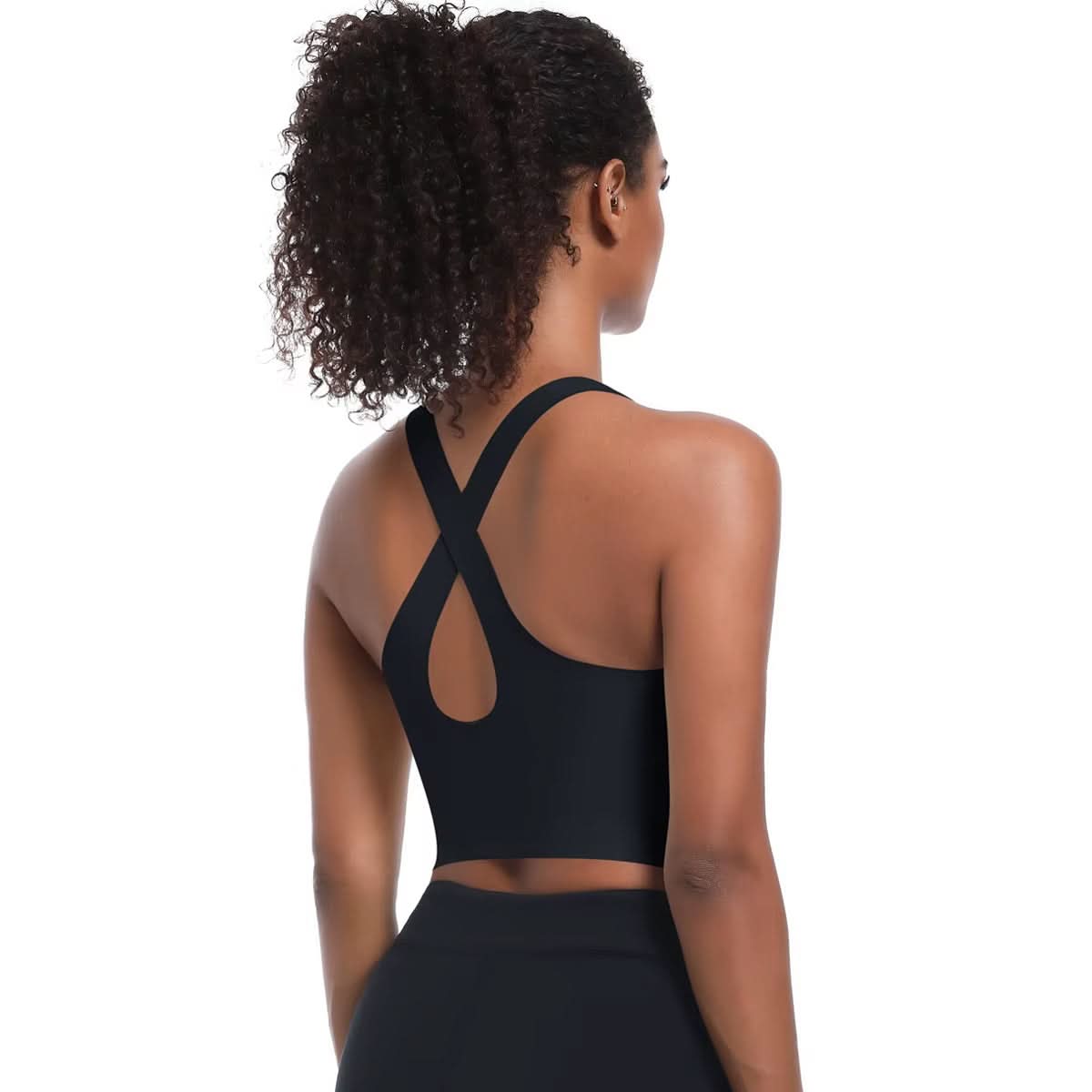 Hot Selling Sports Bra Sexy Gather Yoga Beauty Vest One - Piece Fixed Chest Pad Fitness Women'S Sports Underwear - Polynesia Market