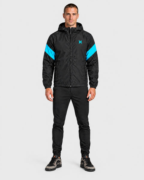 Veste Hurley Noir / Cyan