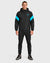Veste Hurley Noir Cyan - Portée de face