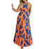 Maxi Dress Women Spring Summe Sleeveless Holiday Casual Floral Printed Long Dress - Polynesia Market