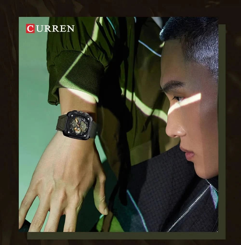 Montre CURREN Homme - Luxe, Étanche & Chrono - Polynesia Market