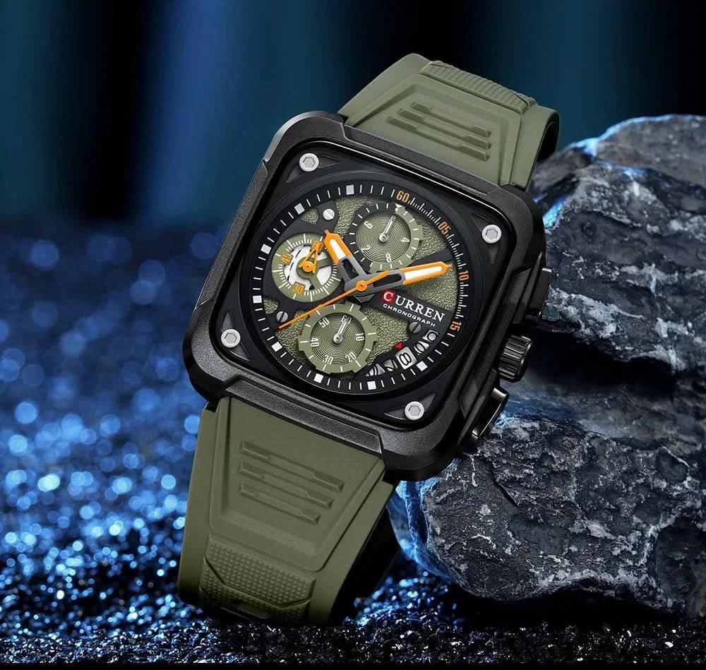 Montre CURREN Homme - Luxe, Étanche & Chrono - Polynesia Market
