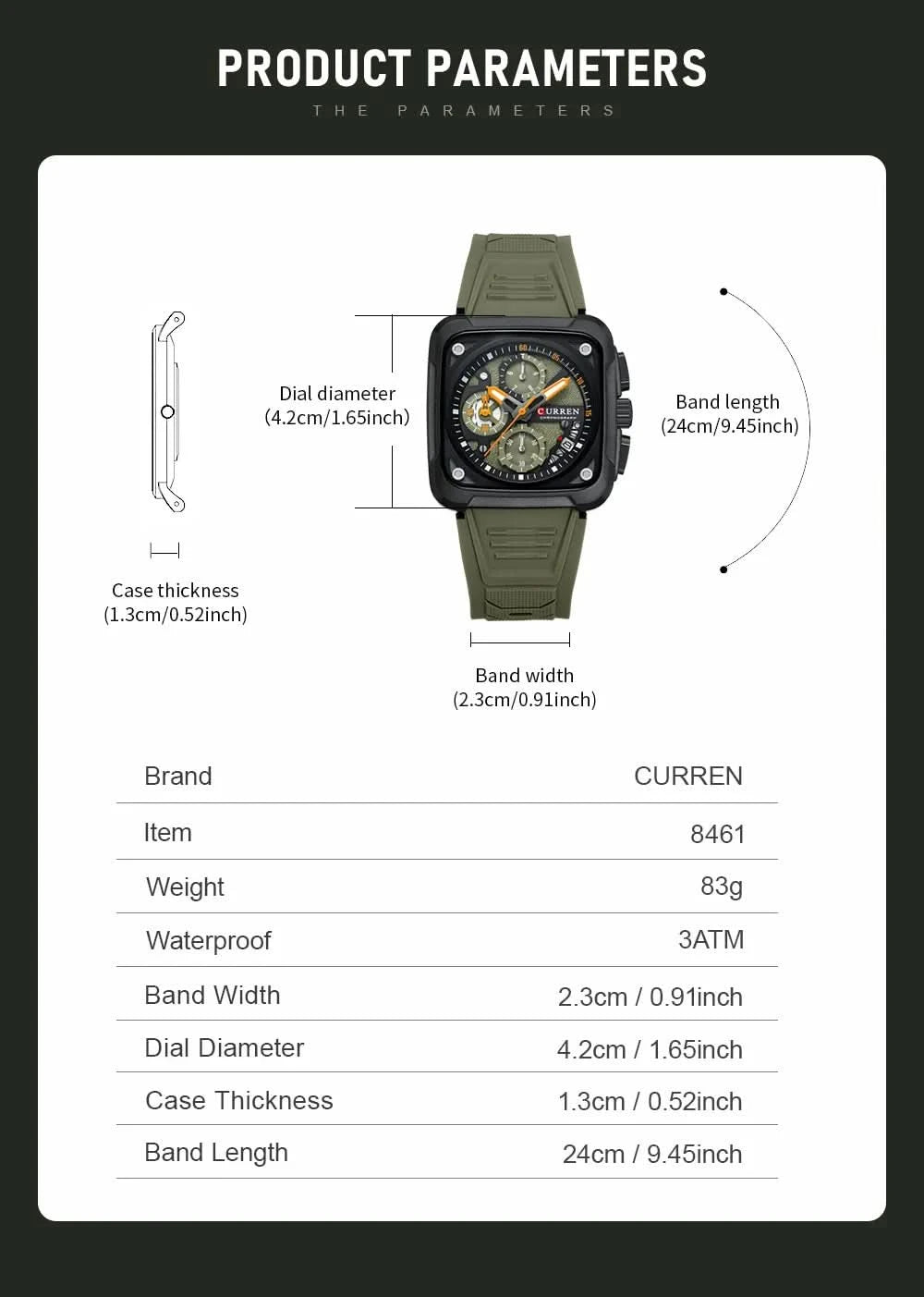 Montre CURREN Homme - Luxe, Étanche & Chrono - Polynesia Market