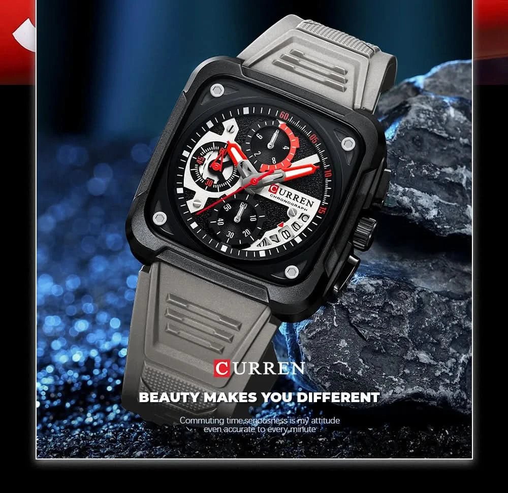 Montre CURREN Homme - Luxe, Étanche & Chrono - Polynesia Market