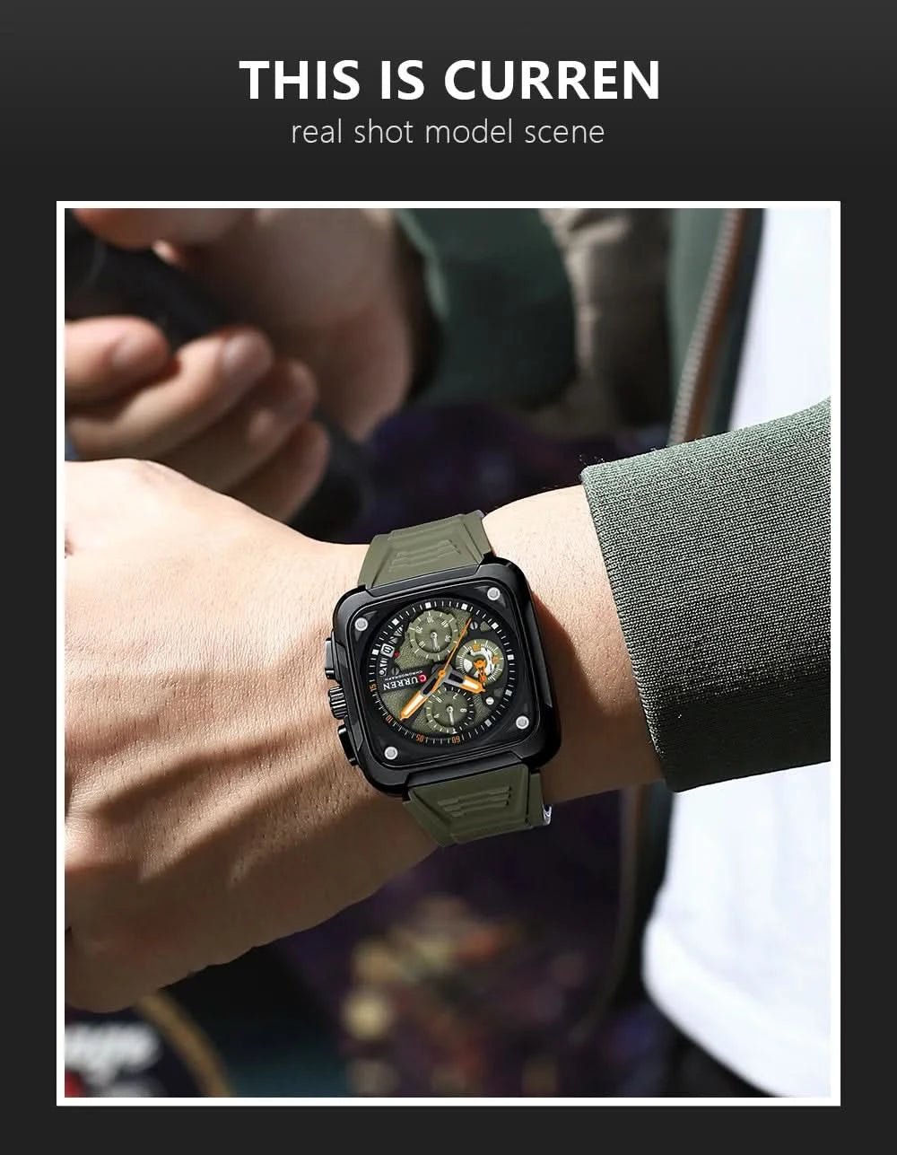 Montre CURREN Homme - Luxe, Étanche & Chrono - Polynesia Market