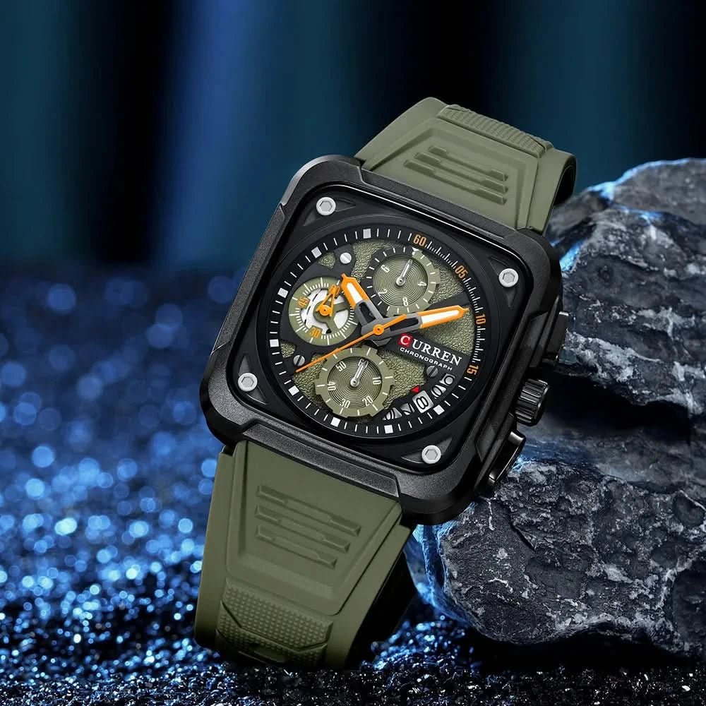 Montre CURREN Homme - Luxe, Étanche & Chrono - Polynesia Market