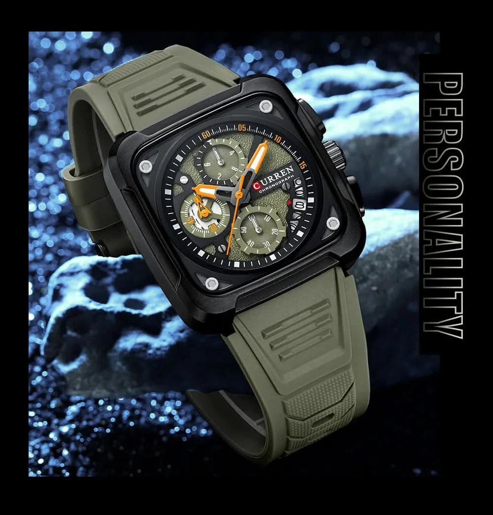 Montre CURREN Homme - Luxe, Étanche & Chrono - Polynesia Market