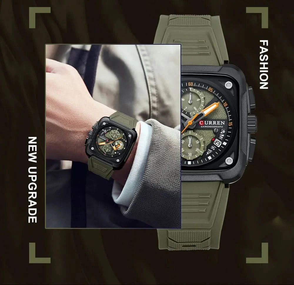 Montre CURREN Homme - Luxe, Étanche & Chrono - Polynesia Market