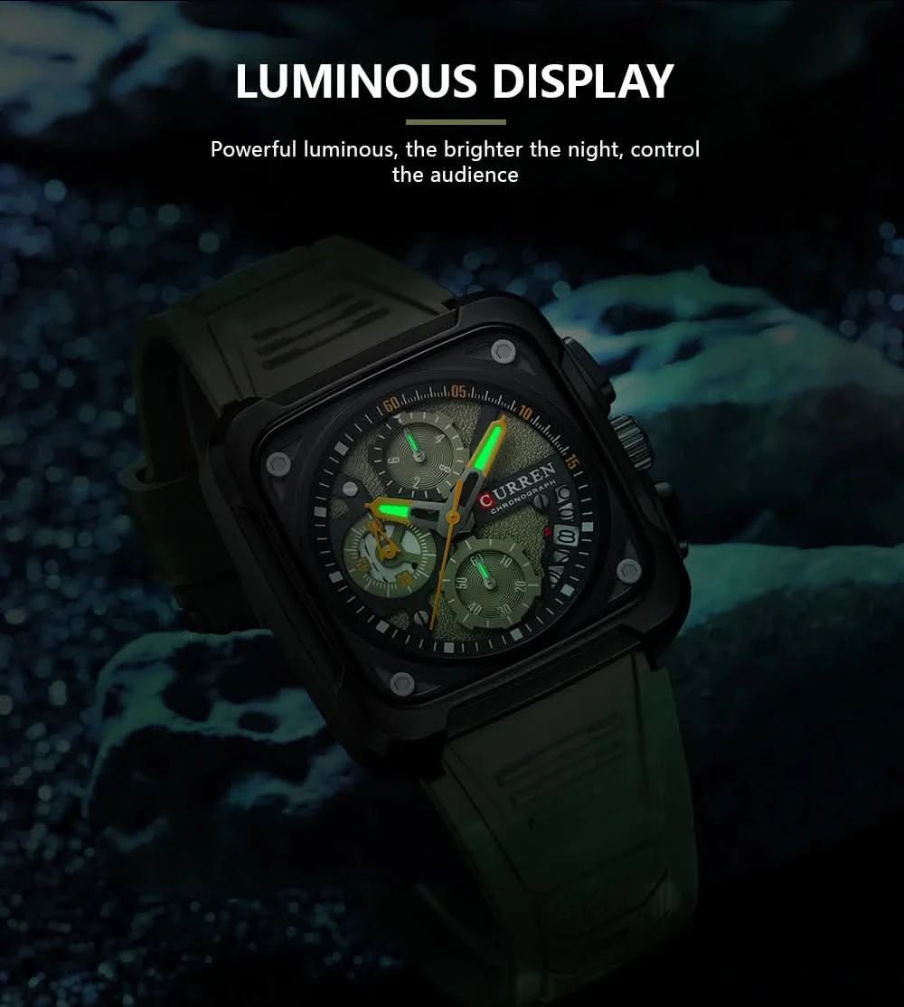 Montre CURREN Homme - Luxe, Étanche & Chrono - Polynesia Market