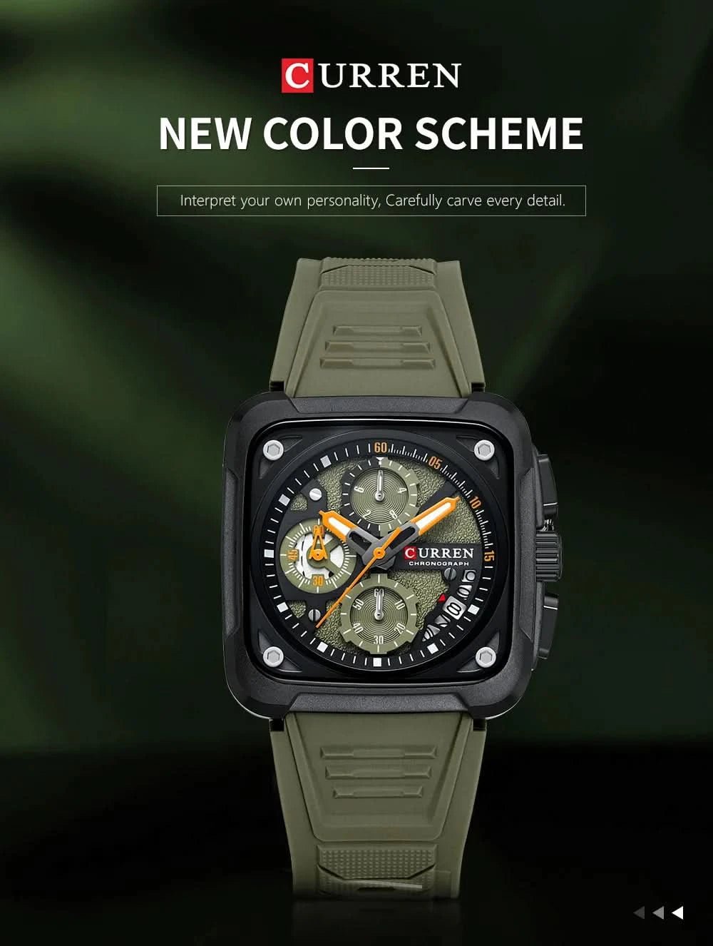 Montre CURREN Homme - Luxe, Étanche & Chrono - Polynesia Market