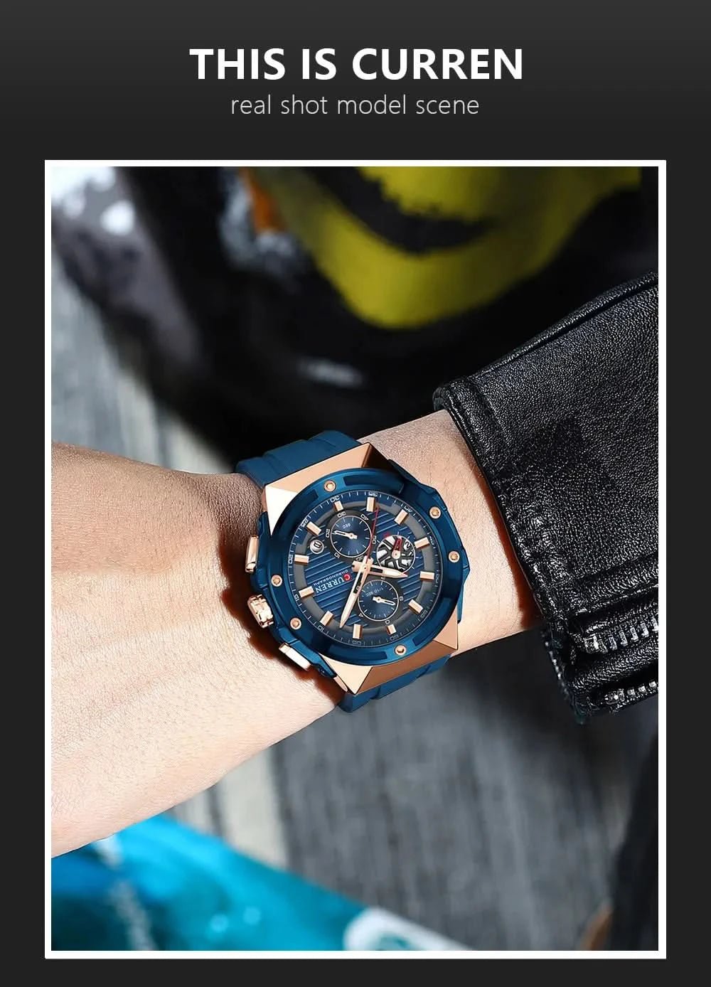 Montre CURREN Sport - Chrono, Design & Étanche - Polynesia Market