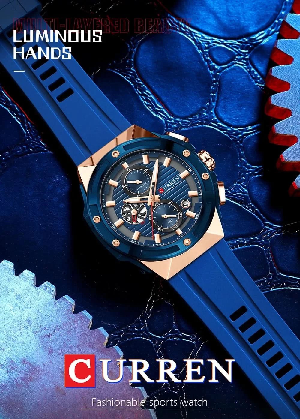 Montre CURREN Sport - Chrono, Design & Étanche - Polynesia Market