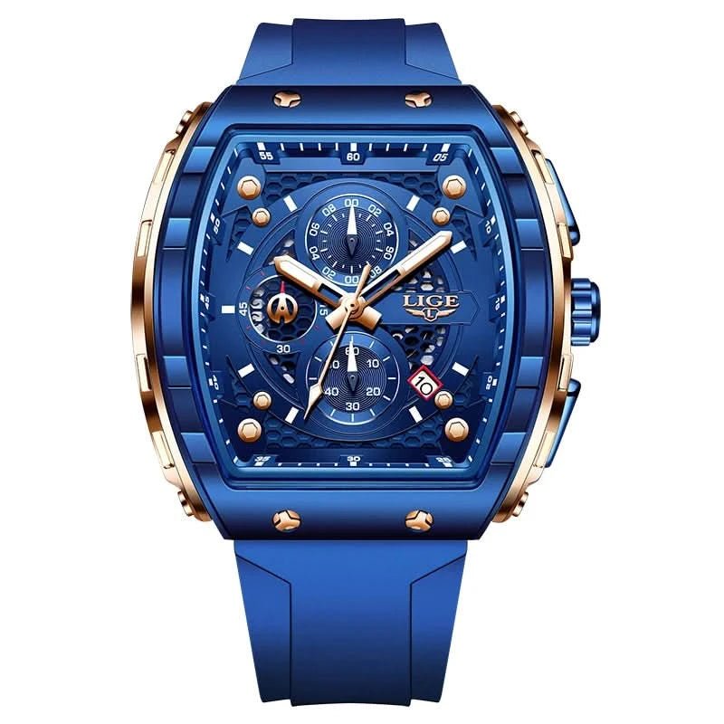 Montre LIGE Homme - Luxe, Sport & Étanche - Polynesia Market
