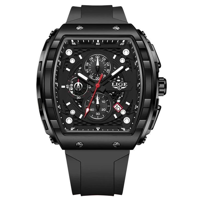 Montre LIGE Homme - Luxe, Sport & Étanche - Polynesia Market