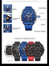 Montre LIGE Homme - Luxe, Sport & Étanche - Polynesia Market