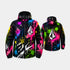 Veste Volcom Neon Meltdown - Vue avant et arrière