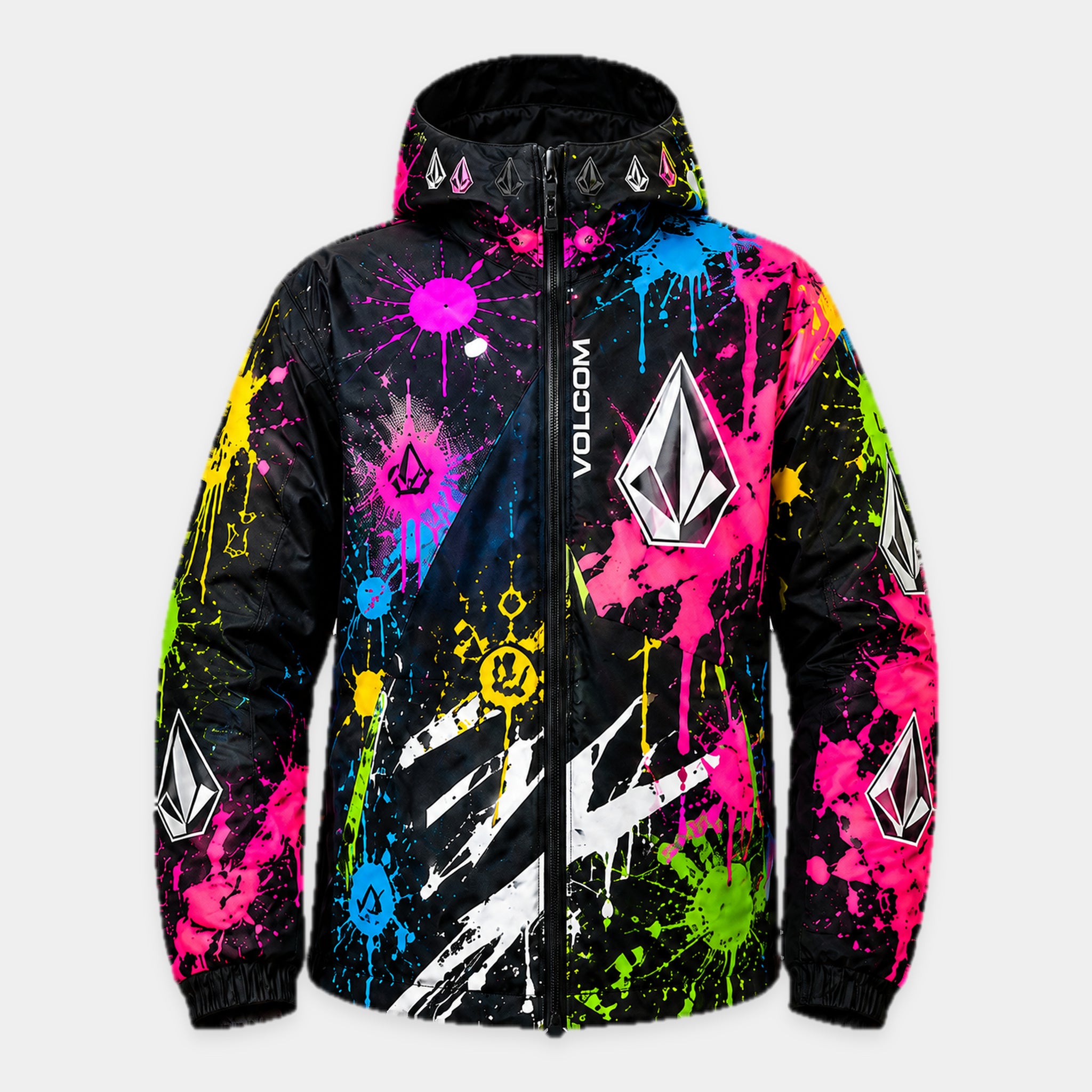 Veste Volcom Neon Meltdown - Face