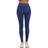 New Women Yoga Fitness Leggings Striped Seamless Peach Hip Scrunch Butt Lifting Quick Drying Breathable Sports Pants for Women - Polynesia Market