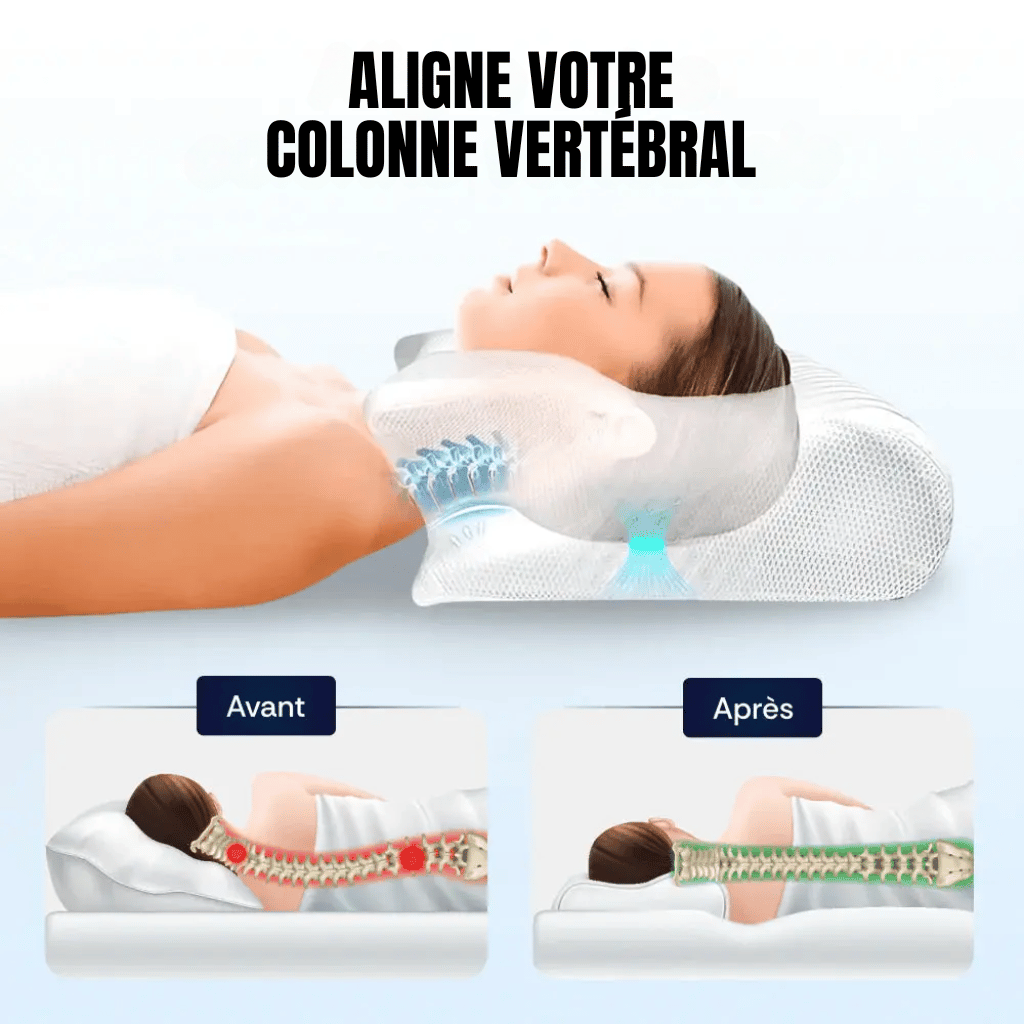 Oreiller cervical à mémoire de forme - Polynesia Market
