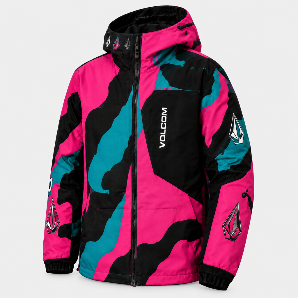 Veste Volcom Pop Camo - Vue trois-quarts