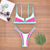 Sexy Micro Bikini Push Up Mini Bikinis Women Patchwork Printed Brazilian Swimwear Women Thong Bathing Suit Swimsuit Beach Wear - Polynesia Market
