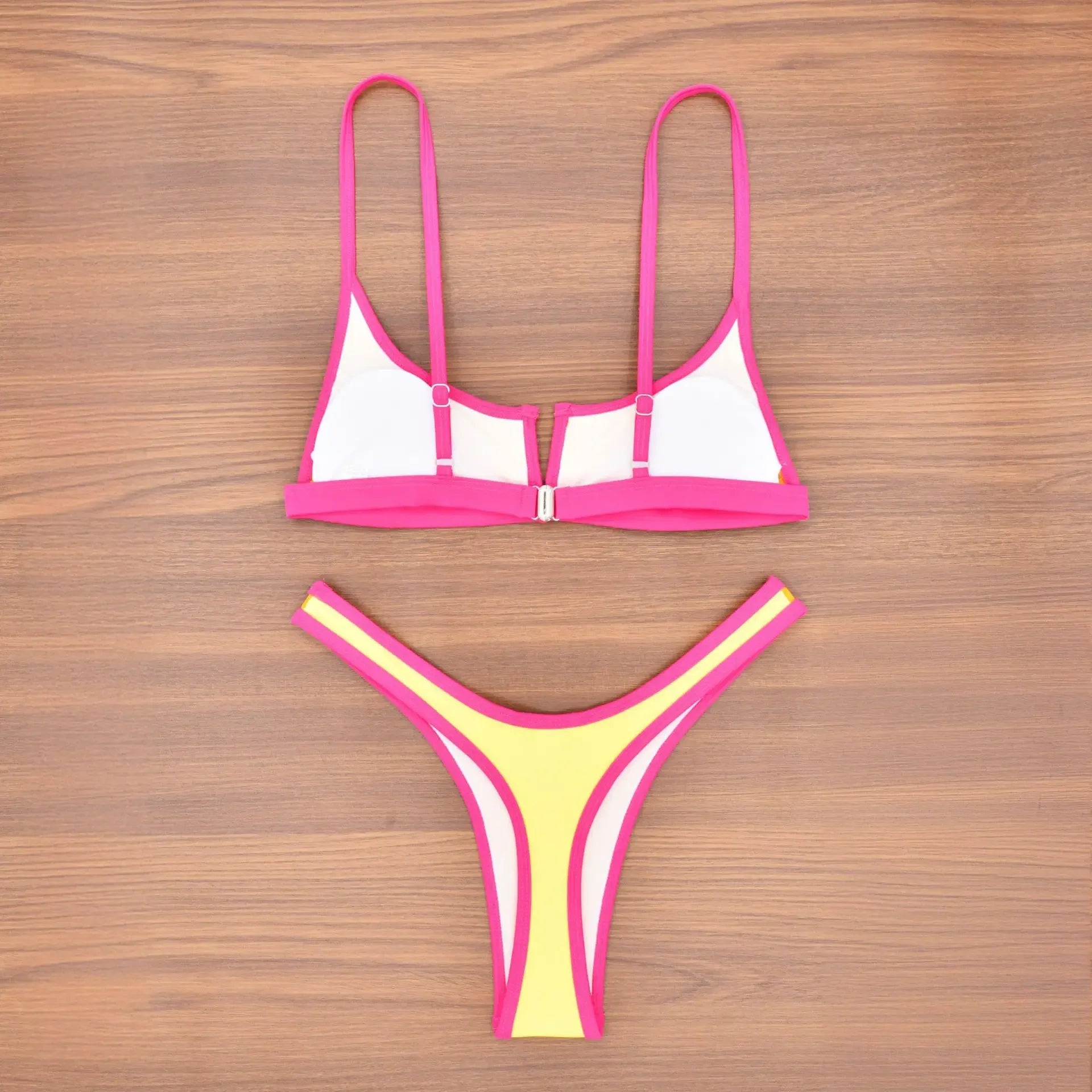 Sexy Micro Bikini Push Up Mini Bikinis Women Patchwork Printed Brazilian Swimwear Women Thong Bathing Suit Swimsuit Beach Wear - Polynesia Market