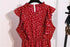 Summer Dress 2021 Elegant Sundress Slim Sleeveless Woman Vestidos Ruffles Knee Length Clothes Red Beach Party Dresses For Women - Polynesia Market